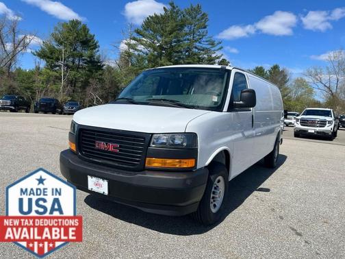 Summit White 2026 GMC Savana 3500 3500 Extended Wheelbase, Work Van, RWD