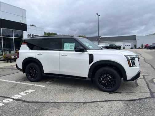 Aspen White SPR Black 2026 Nissan Armada PRO-4X