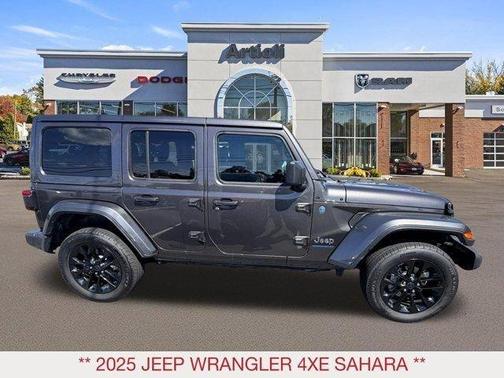Granite Crystal Clearcoat Metallic 2025 Jeep Wrangler 4xe Sahara
