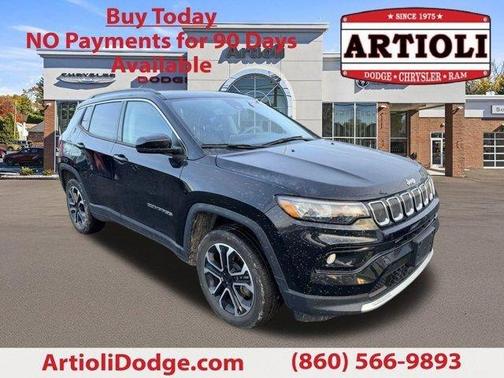 Diamond Black 2022 Jeep Compass Limited