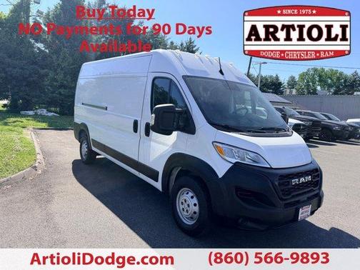 Bright White Clearcoat 2023 RAM ProMaster 2500 High Roof