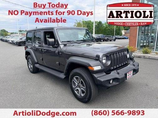 Granite Crystal Clearcoat Metallic 2022 Jeep Wrangler Unlimited Sport