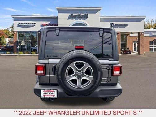 Granite Crystal Clearcoat Metallic 2022 Jeep Wrangler Unlimited Sport