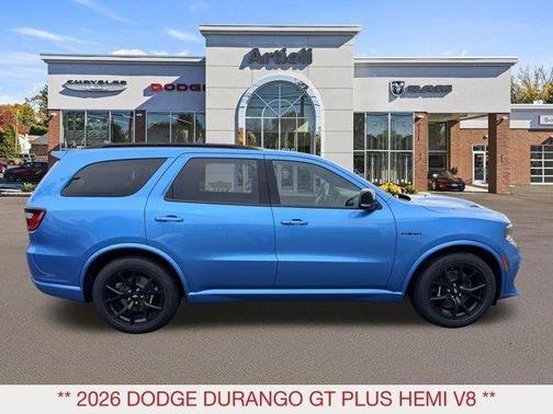 Blue 2026 Dodge Durango GT Plus HEMI V8