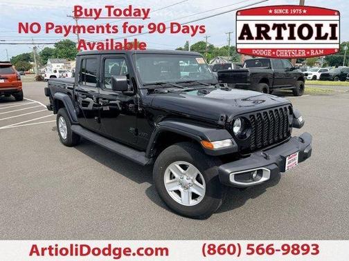 Black Clearcoat 2022 Jeep Gladiator Sport