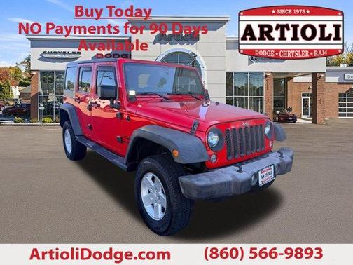 Firecracker Red Clearcoat 2017 Jeep Wrangler Unlimited Sport