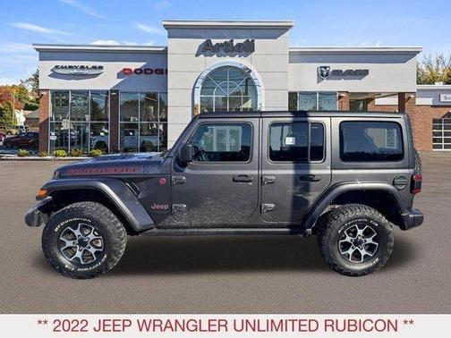 Granite Crystal Clearcoat Metallic 2022 Jeep Wrangler Unlimited Rubicon