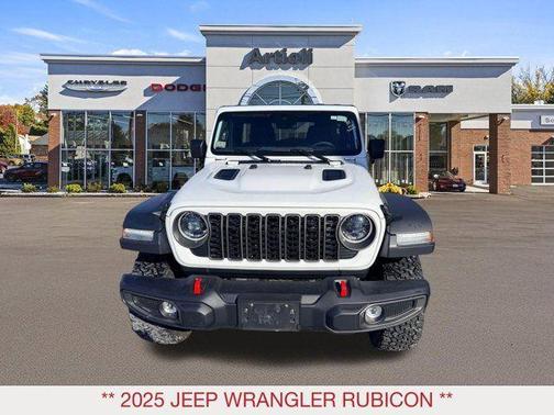 Bright White Clearcoat 2025 Jeep Wrangler Rubicon