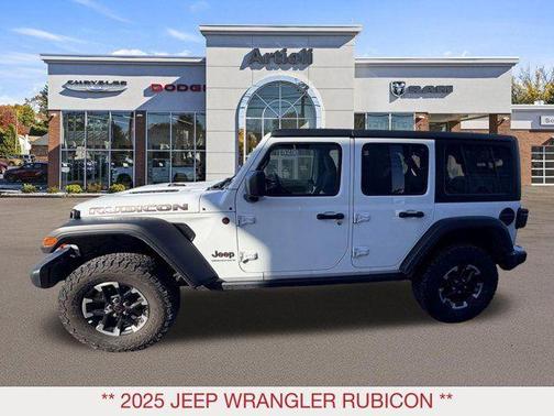 Bright White Clearcoat 2025 Jeep Wrangler Rubicon