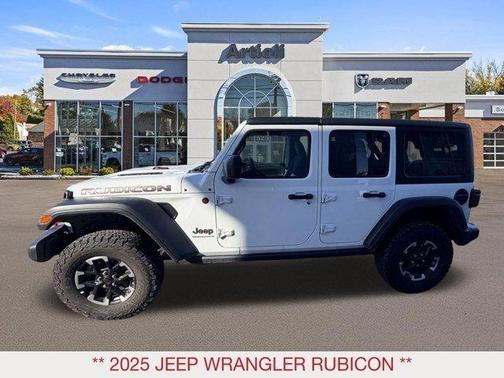Bright White Clearcoat 2025 Jeep Wrangler Rubicon