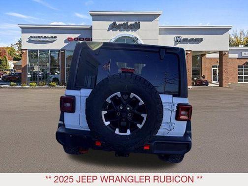 Bright White Clearcoat 2025 Jeep Wrangler Rubicon