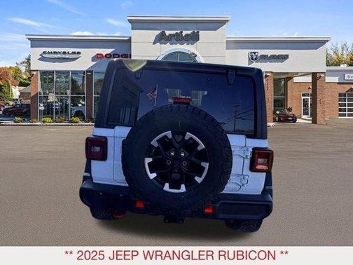 Bright White Clearcoat 2025 Jeep Wrangler Rubicon