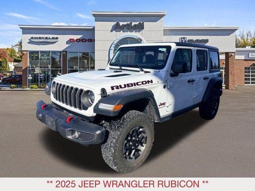 Bright White Clearcoat 2025 Jeep Wrangler Rubicon