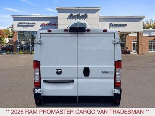 Bright White Clearcoat 2026 RAM ProMaster 1500 Low Roof