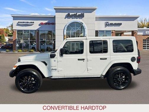 Bright White Clearcoat 2024 Jeep Wrangler 4xe Sahara
