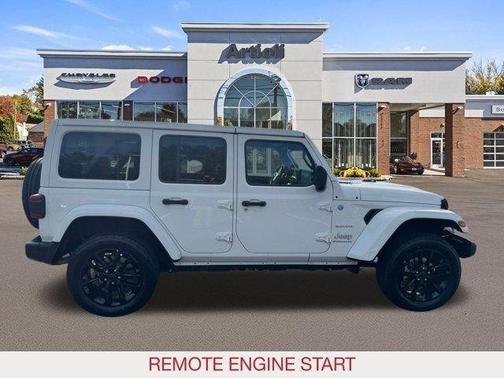 Bright White Clearcoat 2024 Jeep Wrangler 4xe Sahara
