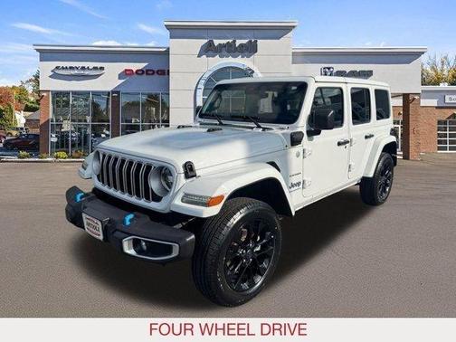 Bright White Clearcoat 2024 Jeep Wrangler 4xe Sahara