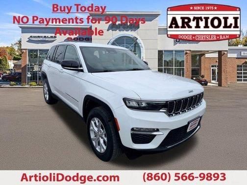 Bright White Clearcoat 2023 Jeep Grand Cherokee Limited