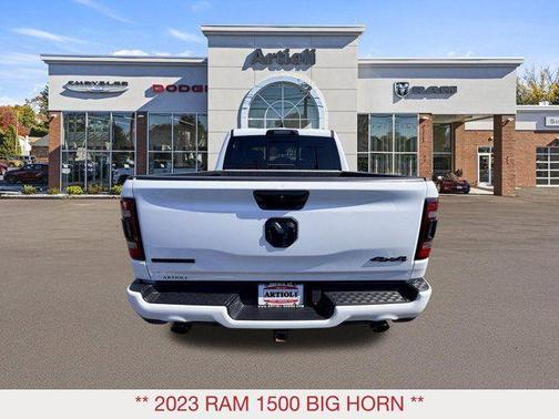Bright White Clearcoat 2023 RAM 1500 Big Horn