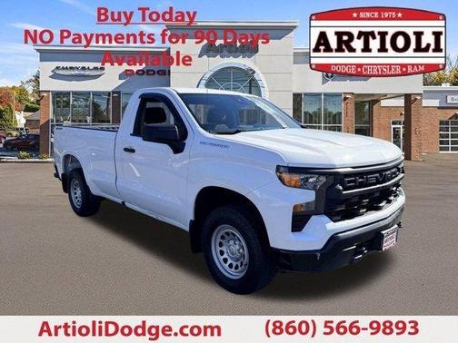 Summit White 2022 Chevrolet Silverado 1500 WT