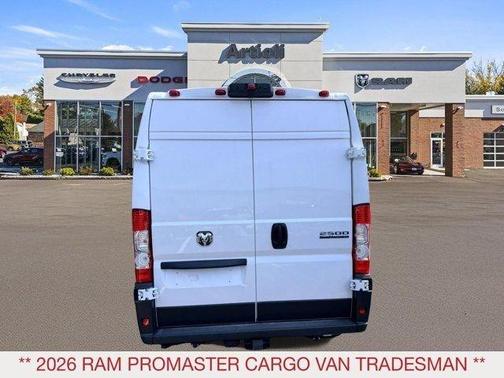 Bright White Clearcoat 2026 RAM ProMaster 2500 High Roof