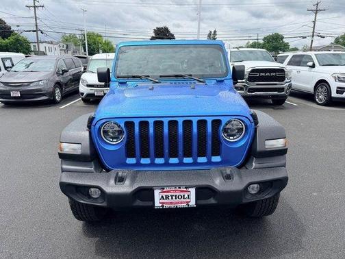 Hydro Blue Pearl 2022 Jeep Wrangler Unlimited Sport