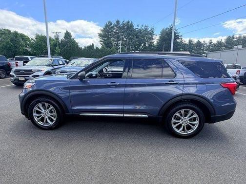 Blue Metallic 2021 Ford Explorer XLT