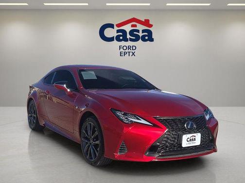 Maroon 2021 Lexus RC 350 F Sport Coupe