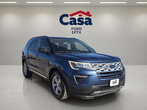 Blue Metallic 2018 Ford Explorer XLT
