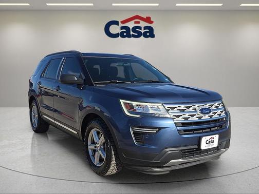 Blue Metallic 2018 Ford Explorer XLT