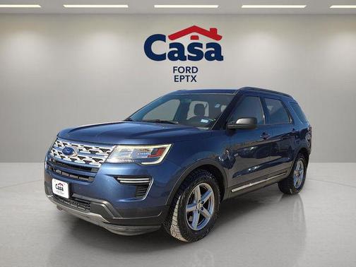 Blue Metallic 2018 Ford Explorer XLT