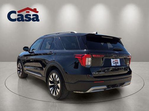 Black Metallic 2025 Ford Explorer Platinum