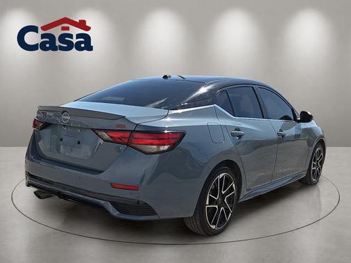 Atlantic Gray/Super Black 2025 Nissan Sentra SR