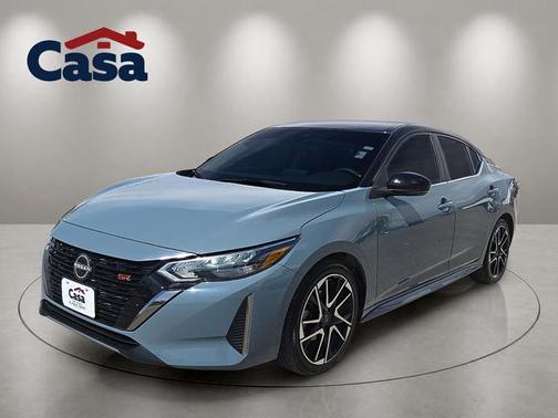 Atlantic Gray/Super Black 2025 Nissan Sentra SR