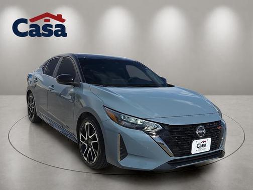 Atlantic Gray/Super Black 2025 Nissan Sentra SR