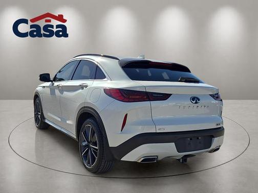 Majestic White 2023 INFINITI QX55 LUXE