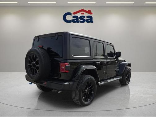 Black Clearcoat 2023 Jeep Wrangler 4xe Sahara