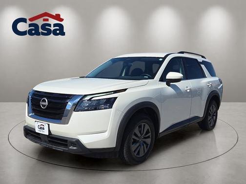 Pearl White Tricoat 2024 Nissan Pathfinder SV FWD