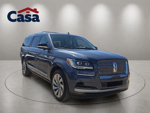 Ocean Drive Blue Metallic Tinted Clearcoat 2022 Lincoln Navigator Reserve