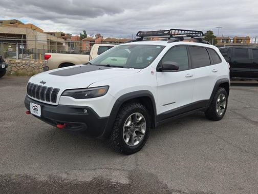 Bright White Clearcoat 2019 Jeep Cherokee Trailhawk