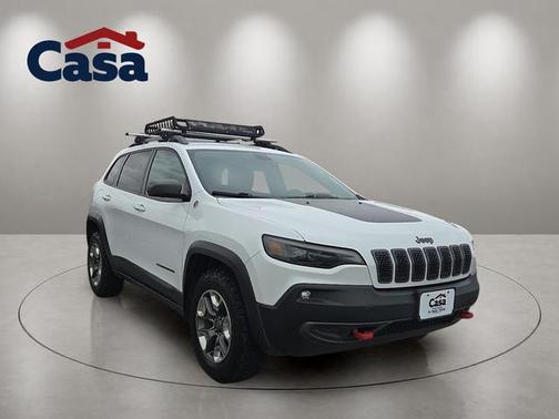 Bright White Clearcoat 2019 Jeep Cherokee Trailhawk