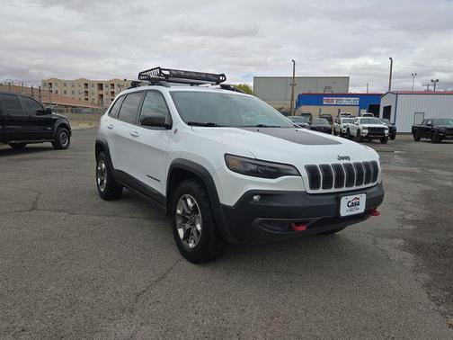 Bright White Clearcoat 2019 Jeep Cherokee Trailhawk