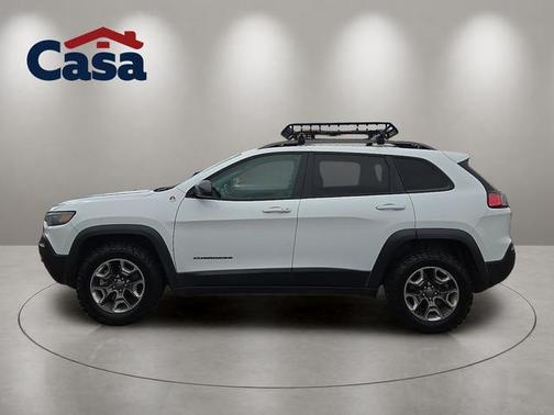 Bright White Clearcoat 2019 Jeep Cherokee Trailhawk