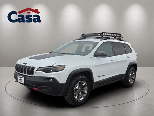 Bright White Clearcoat 2019 Jeep Cherokee Trailhawk
