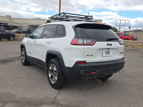 Bright White Clearcoat 2019 Jeep Cherokee Trailhawk