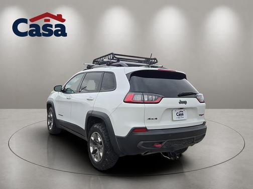 Bright White Clearcoat 2019 Jeep Cherokee Trailhawk