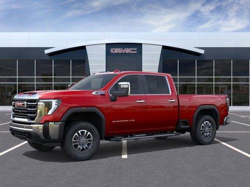 Volcanic Red 2026 GMC Sierra 3500 SLT