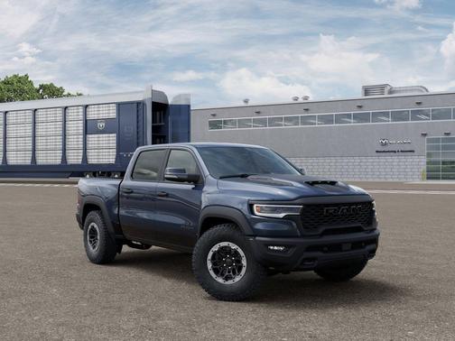 Forged Blue Metallic 2026 RAM 1500 RHO Crew Cab 4x4 5'7' Box