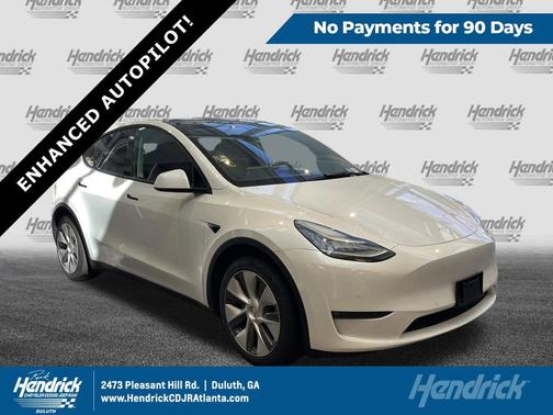 Deep Blue Metallic 2021 Tesla Model Y Long Range Dual Motor All-Wheel Drive