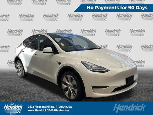 Deep Blue Metallic 2021 Tesla Model Y Long Range Dual Motor All-Wheel Drive
